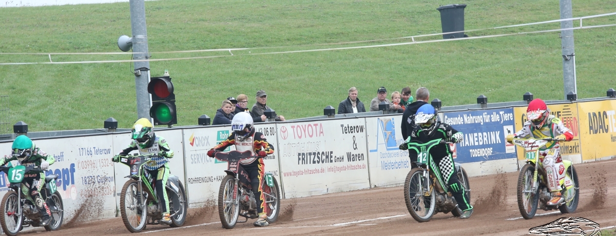 Speedwaynachwuchs bewies sein Können in der Bergringarena