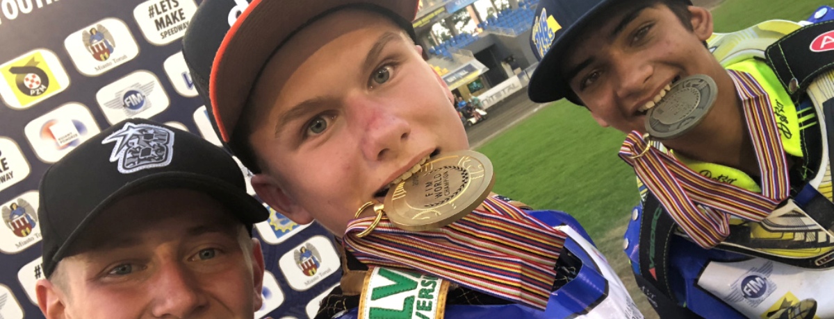 ADAC Team Hansa Fahrer Ben Ernst ist FIM-Speedway-Jugendweltmeister