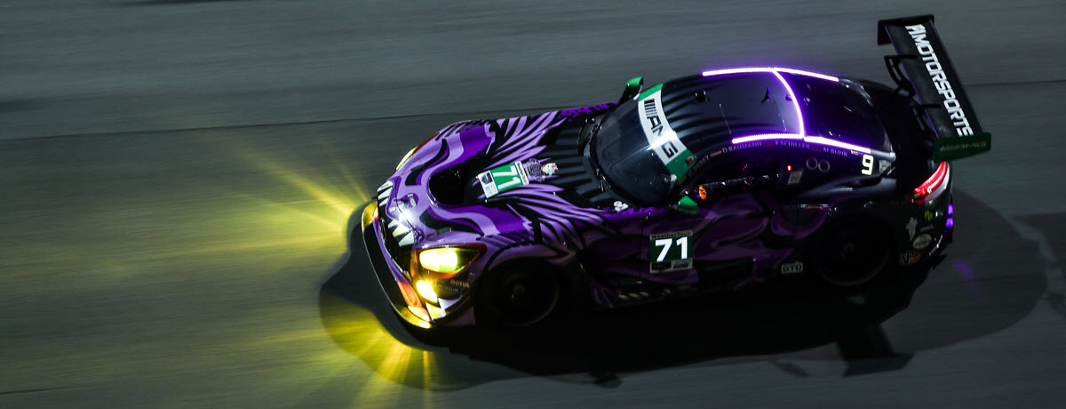 Vorzeitiges Rennende für ADAC Team Hansa Fahrer Maximilian Buhk in Daytona