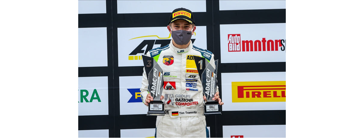 ADAC Team Hansa Fahrer,Tim Tramnitz, startet erfolgreich in seine erste Formel 4-Saison