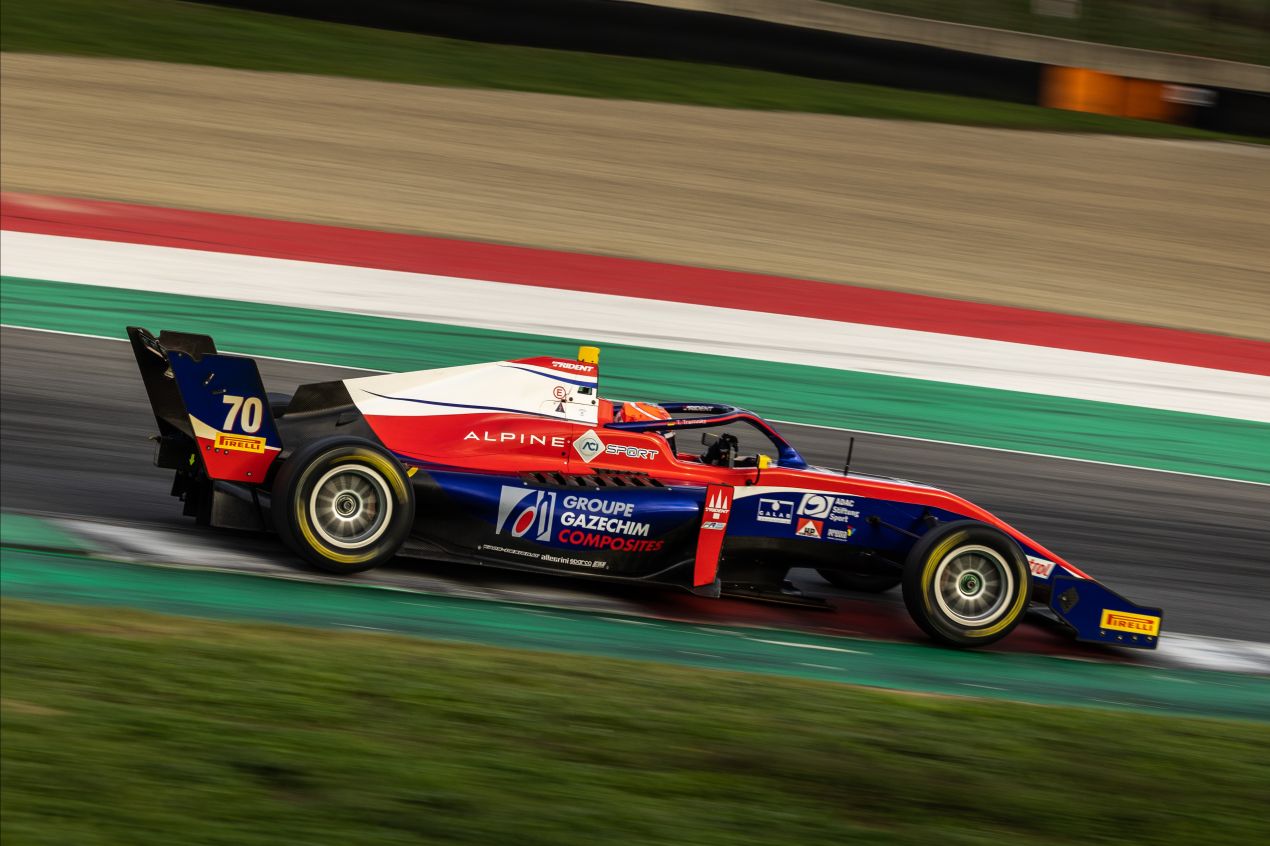 ADAC Team Hansa Fahrer, Tim Tramnitz, mit Bestzeit beim offiziellen Test der Formula Regional in Barcelona