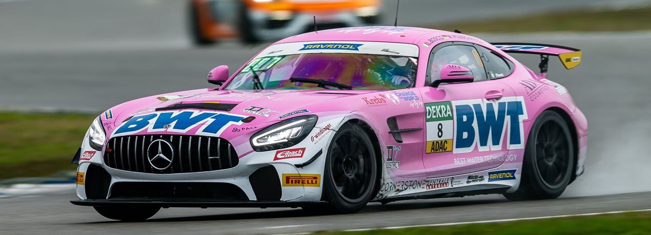 ADAC Team Hansa Fahrer, Mattis Pluschkell beim herausfordernden Finale am Hockenheimring
