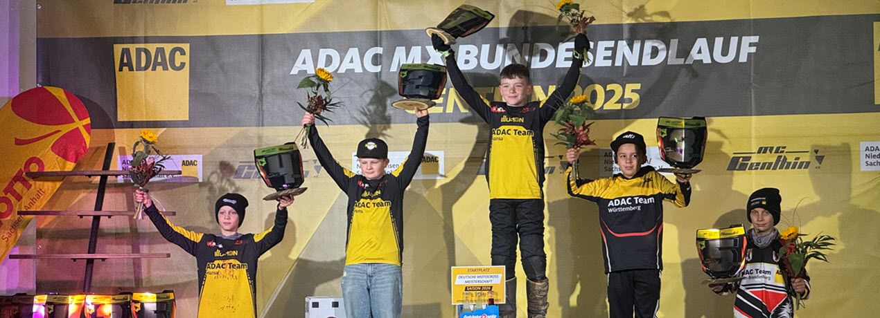 Podium und Klassensieg für ADAC Hansa Jugend MX