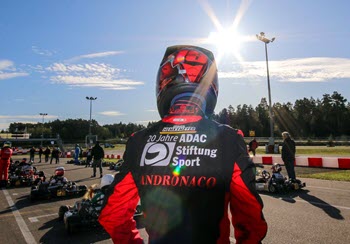 Vincent Andronaco knapp am Podium vorbei