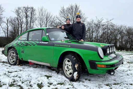 ADAC Hansa Rallyeteam Andreas Dahms und Paul Schubert starten am Polarkreis in Finnland