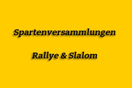 Spartenversammlungen 2026